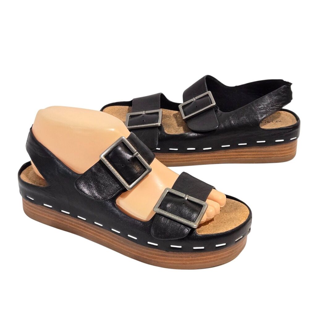 Kelsi Dagger Brooklyn Diary Sandals 7.5/38 Platform Leather Straps Anthropologie